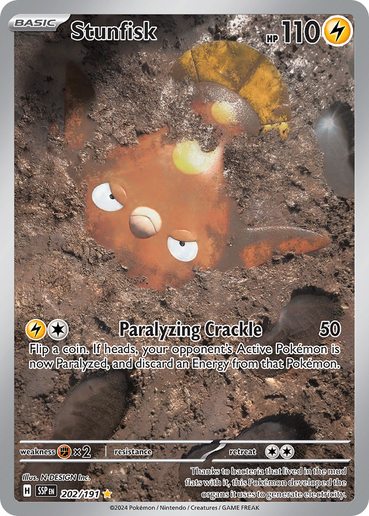 Stunfisk Pokémon card