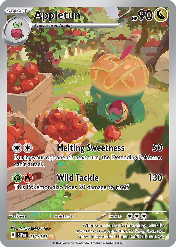 Appletun Pokémon card