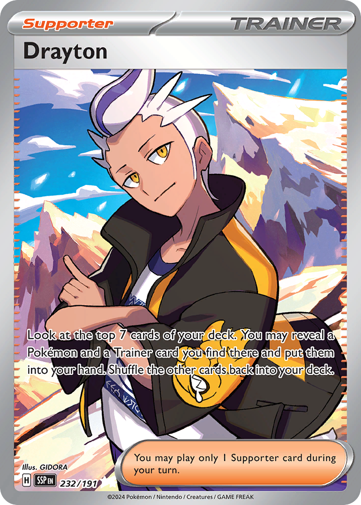 Drayton Pokémon card