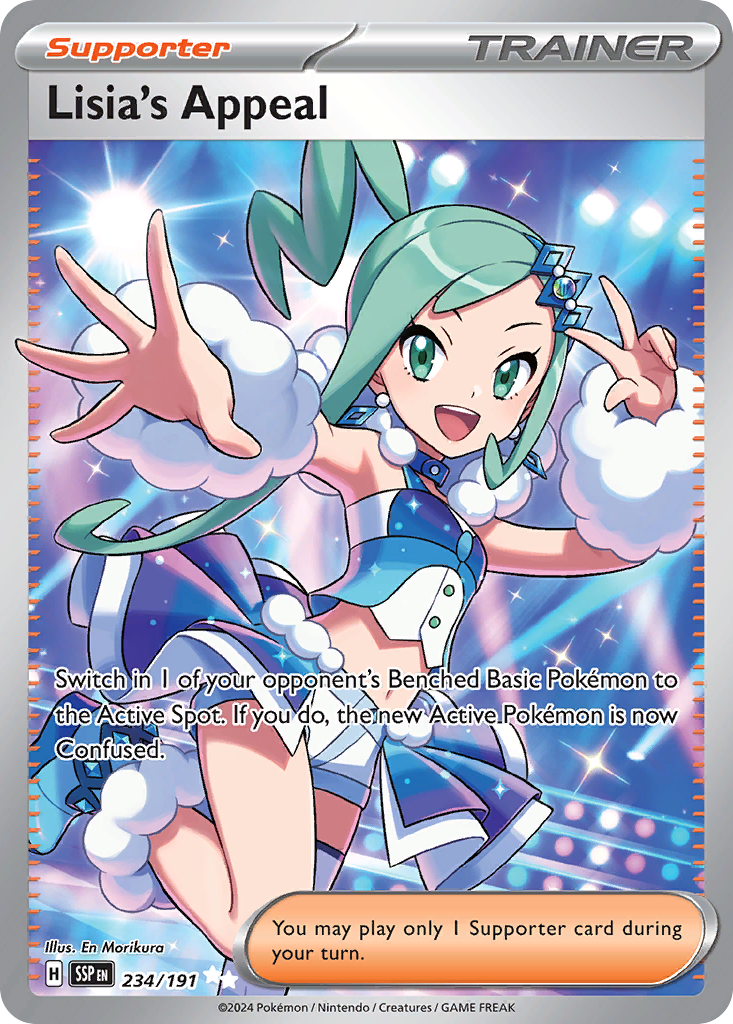 Lisia's Appeal Pokémon card