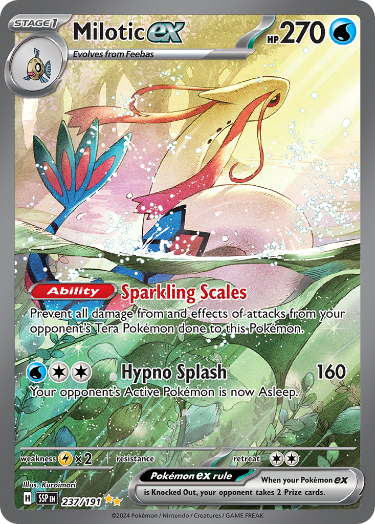 Milotic ex Pokémon card