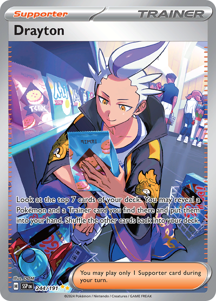 Drayton Pokémon card