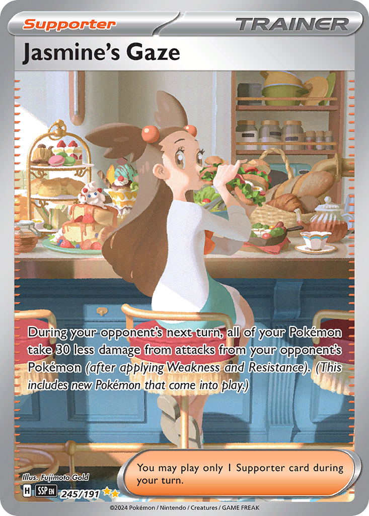 Jasmine's Gaze Pokémon card