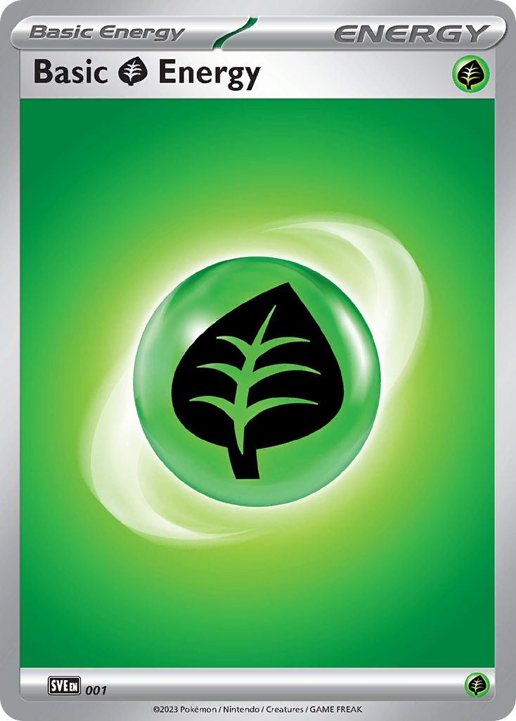 Basic Grass Energy Pokémon card