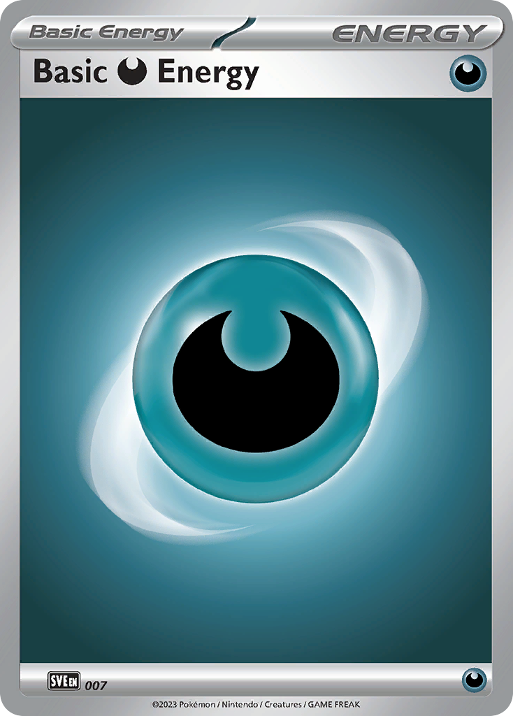 Basic Darkness Energy Pokémon card
