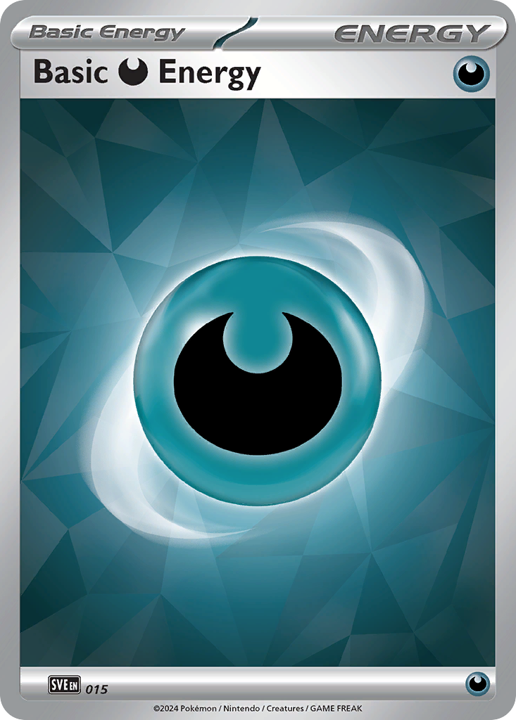 Basic Darkness Energy Pokémon card
