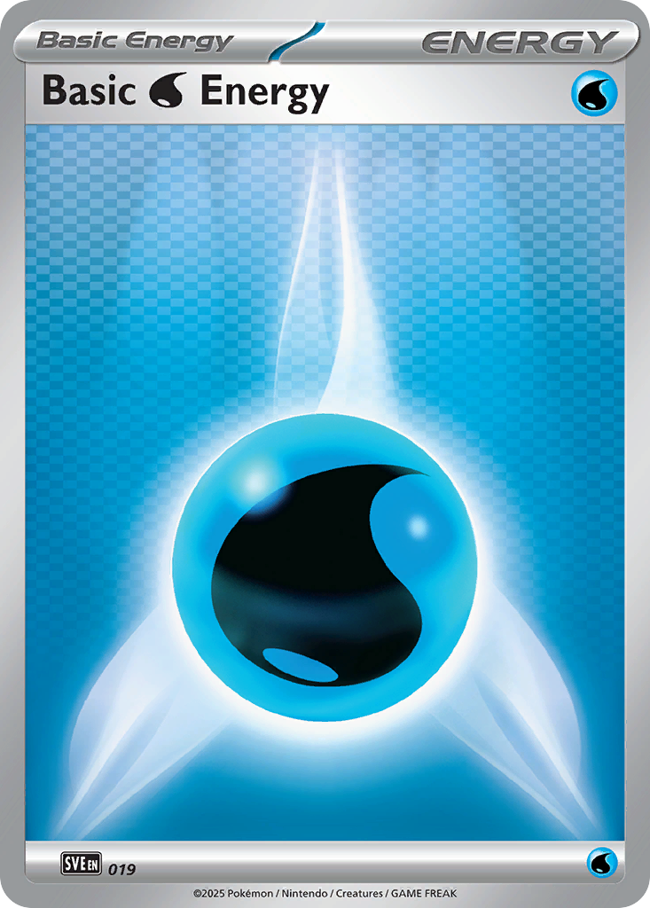 Basic Water Energy Pokémon card