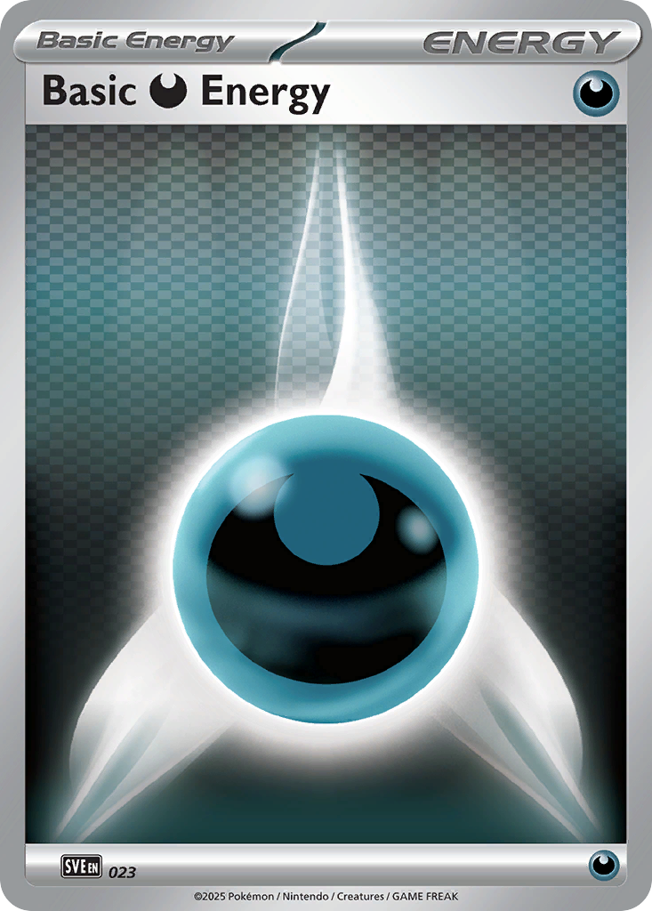 Basic Darkness Energy Pokémon card