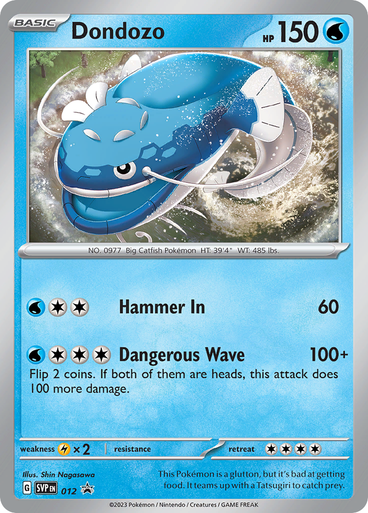 Dondozo Pokémon card