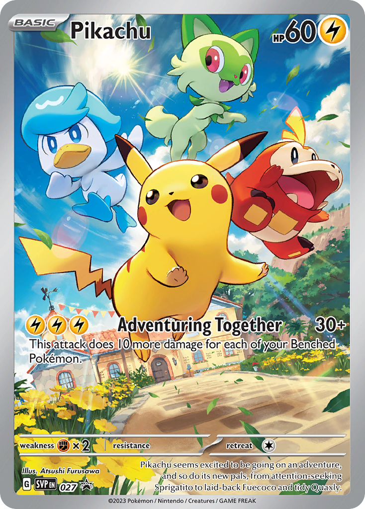 Pikachu Pokémon card