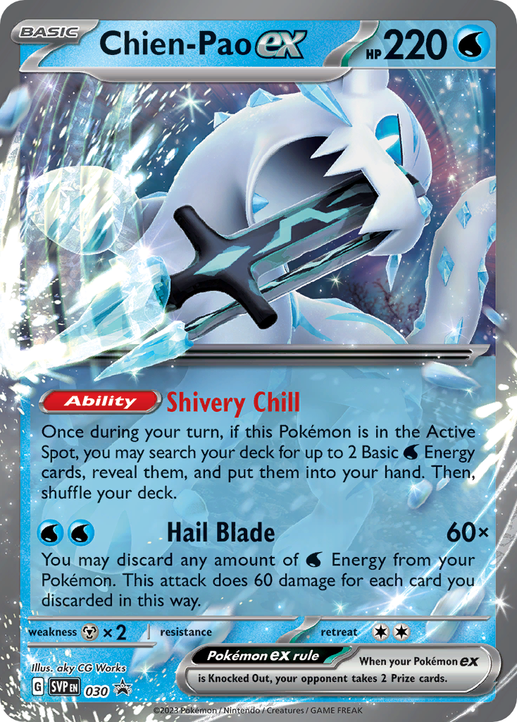 Chien-Pao ex Pokémon card
