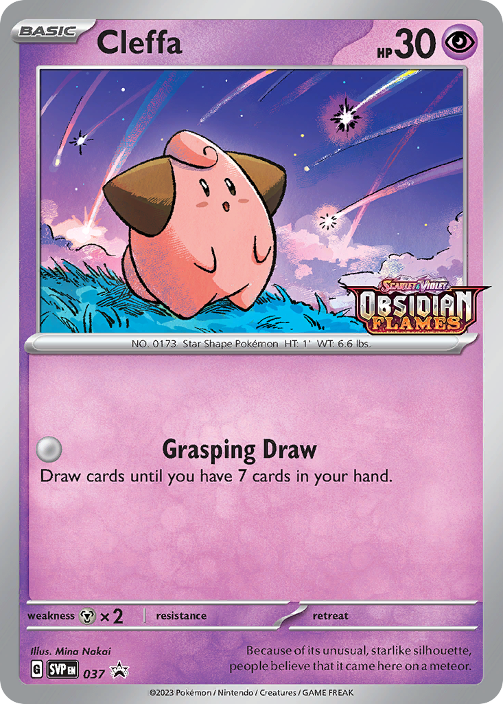 Cleffa Pokémon card