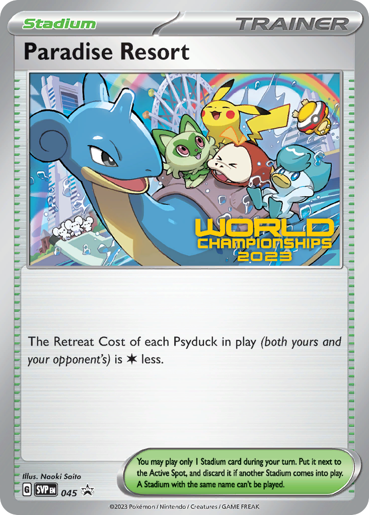 Paradise Resort Pokémon card