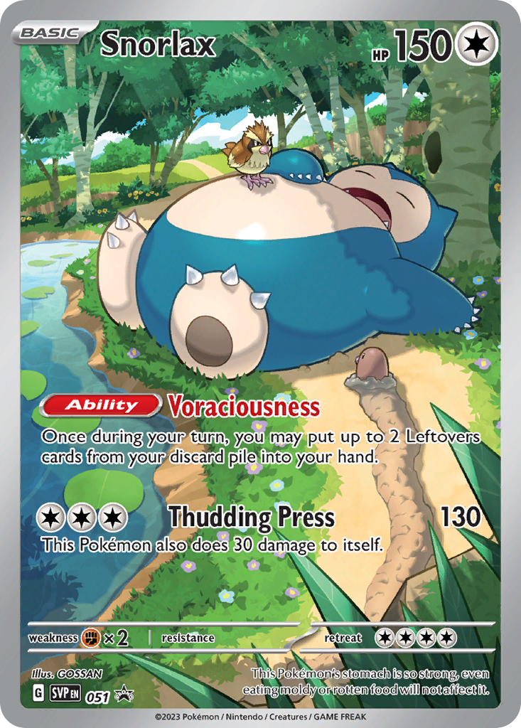 Snorlax Pokémon card