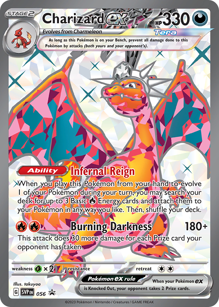 Charizard ex Pokémon card