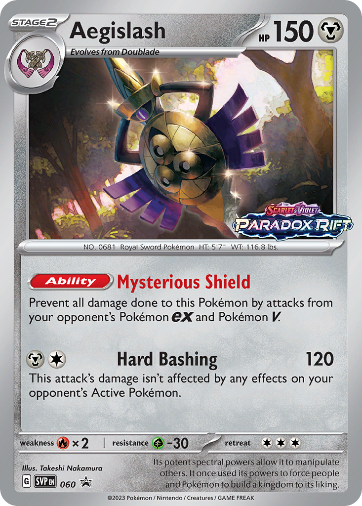 Aegislash Pokémon card