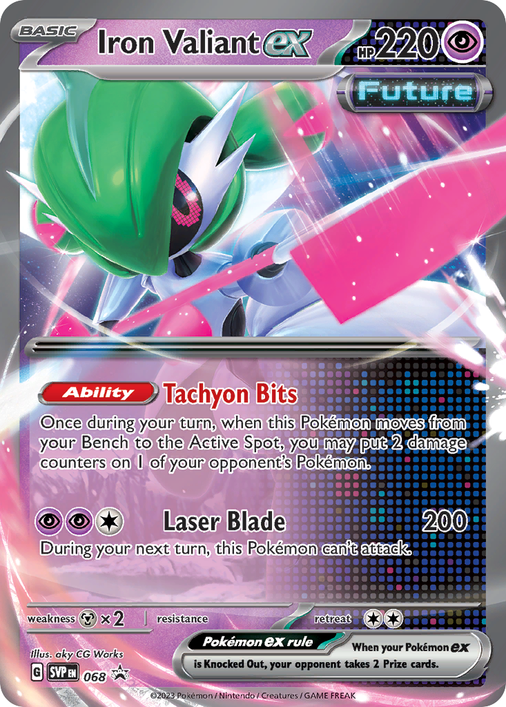 Iron Valiant ex Pokémon card