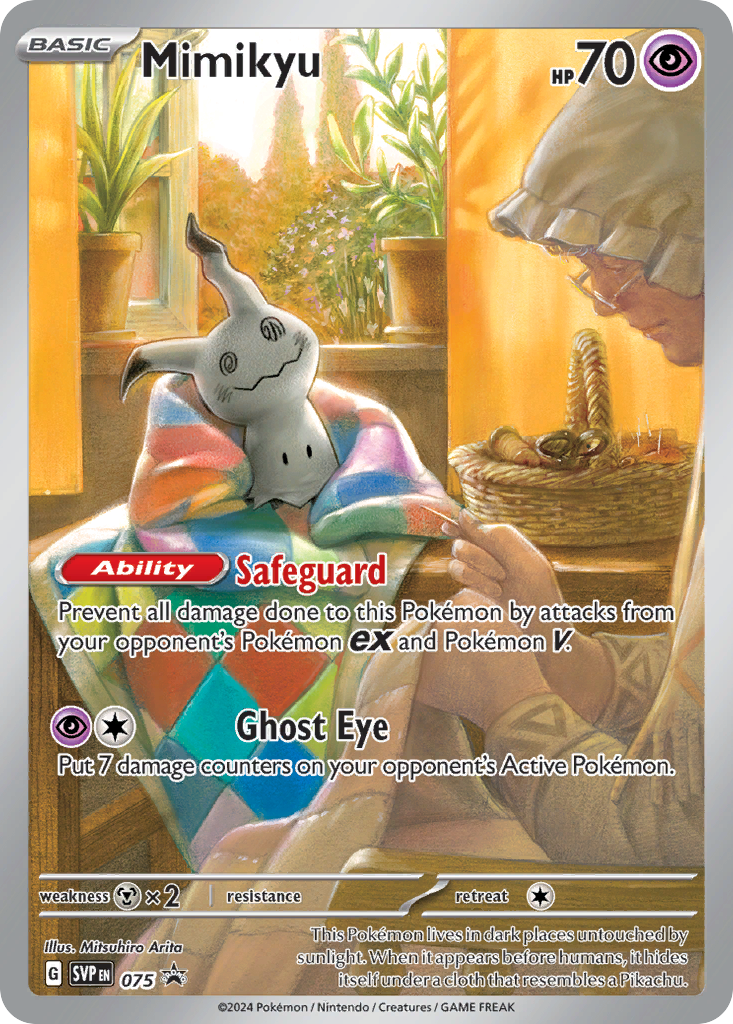 Mimikyu Pokémon card