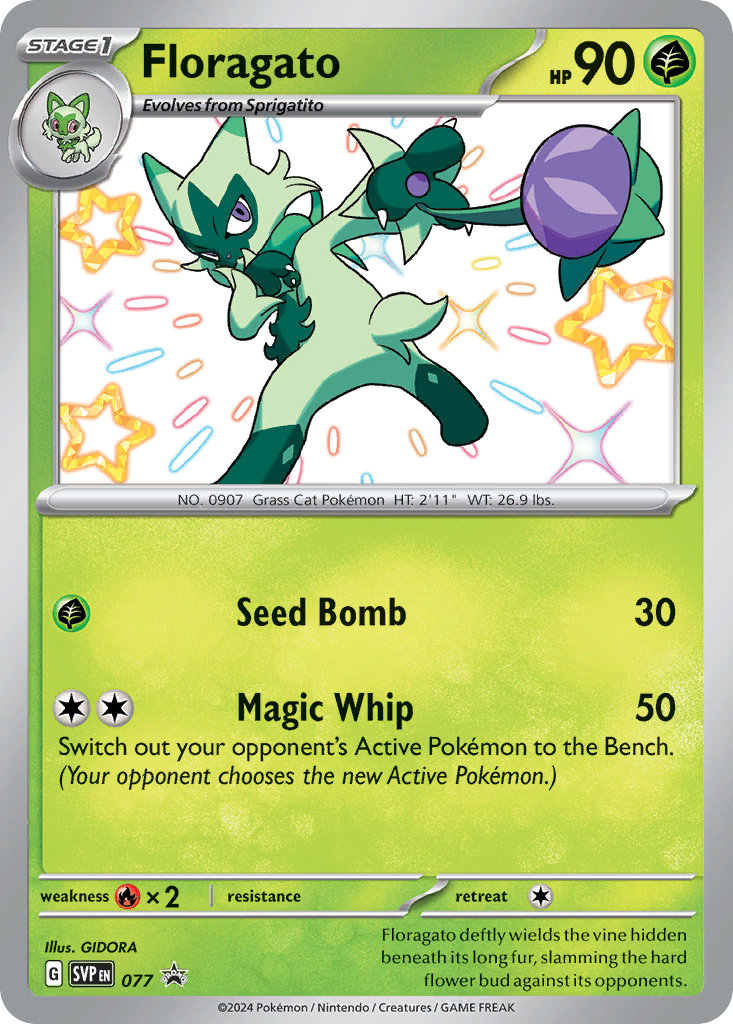 Floragato Pokémon card