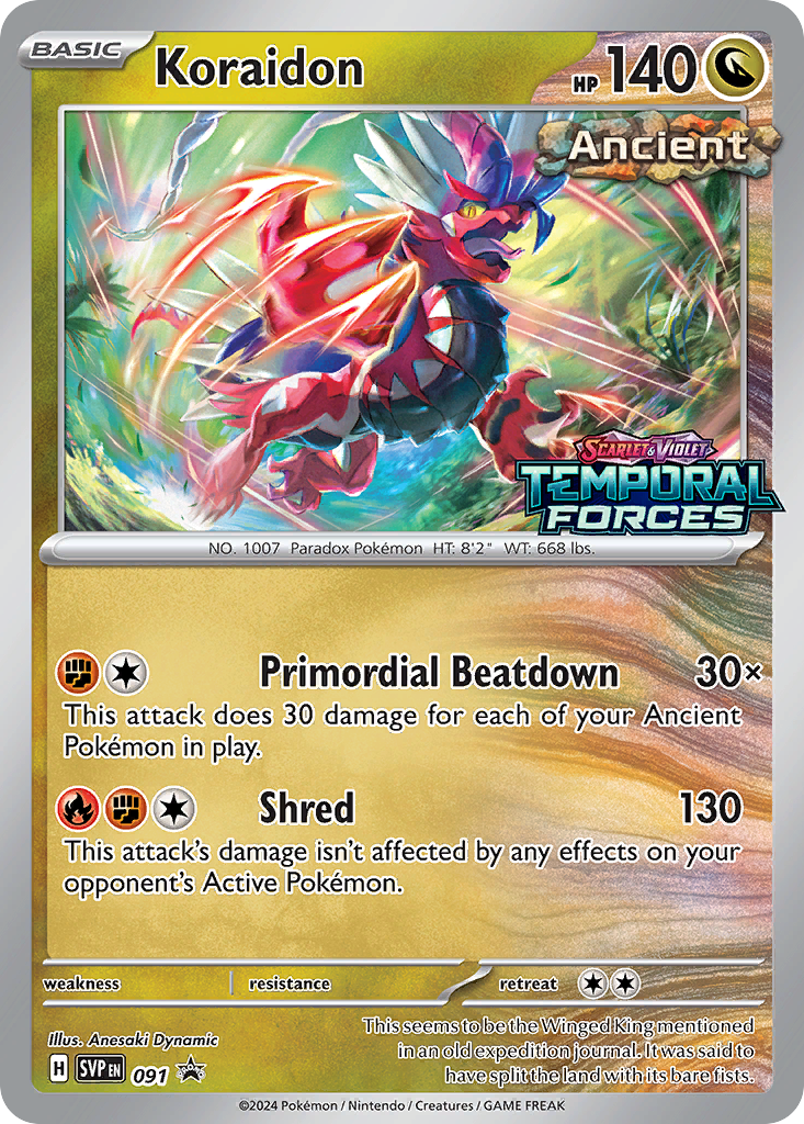 Koraidon Pokémon card