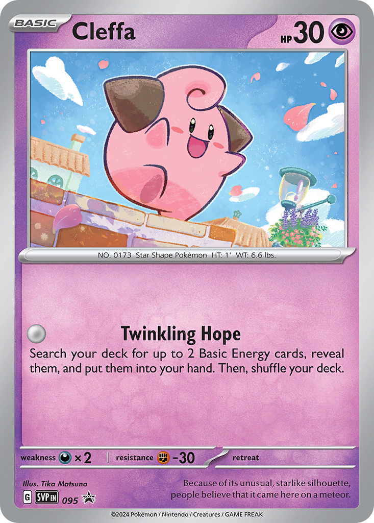 Cleffa Pokémon card