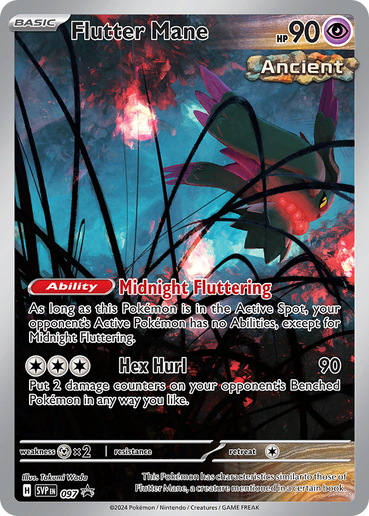 Flutter Mane Pokémon card