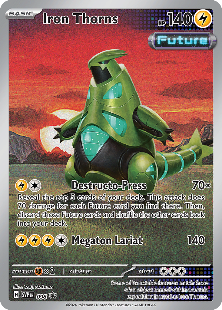 Iron Thorns Pokémon card