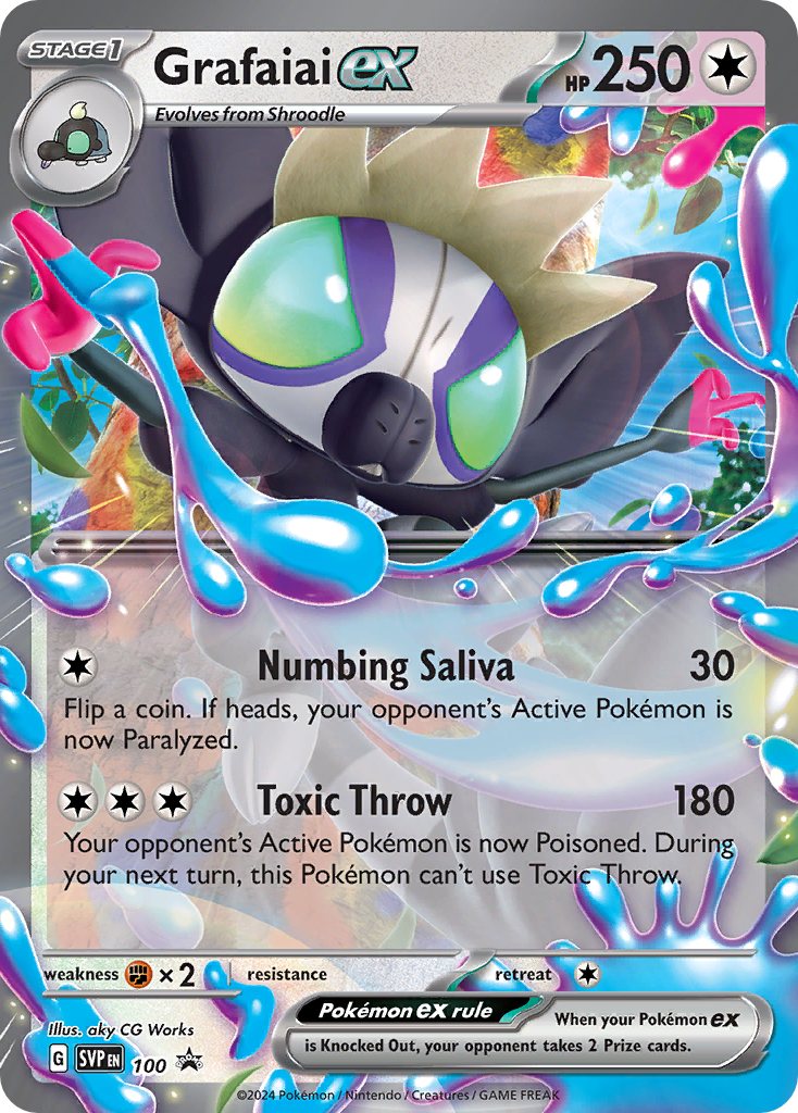 Grafaiai ex Pokémon card