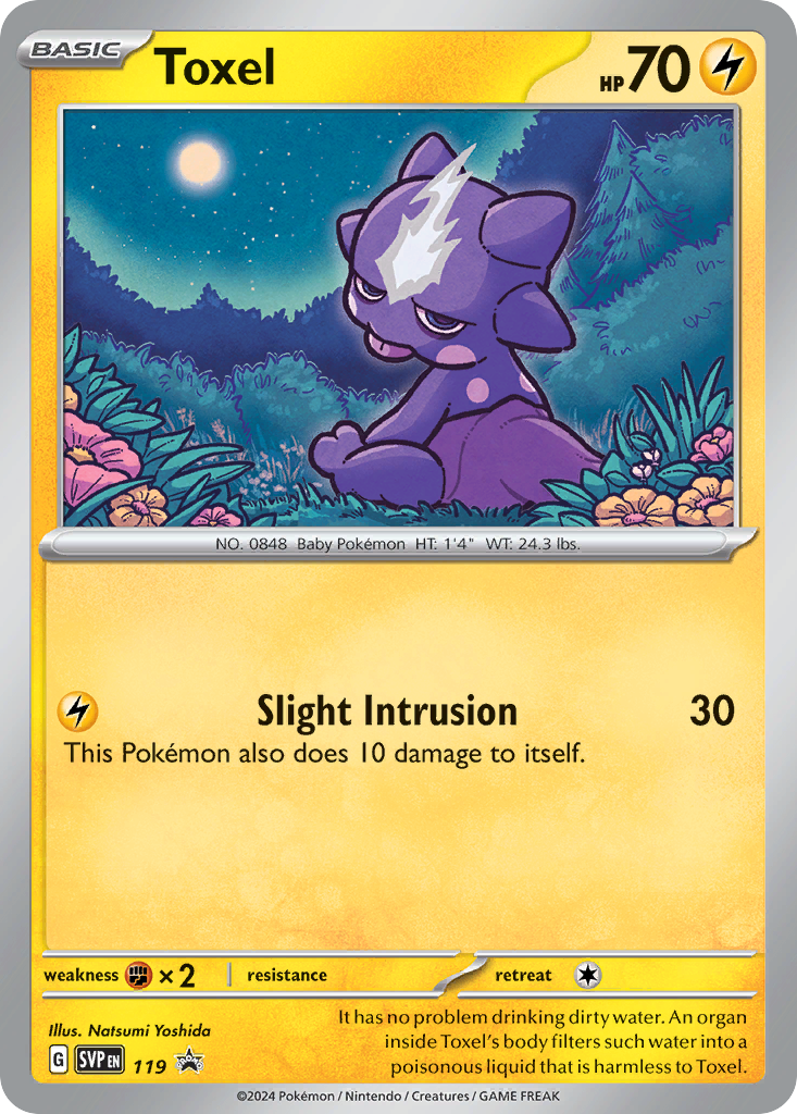 Toxel Pokémon card