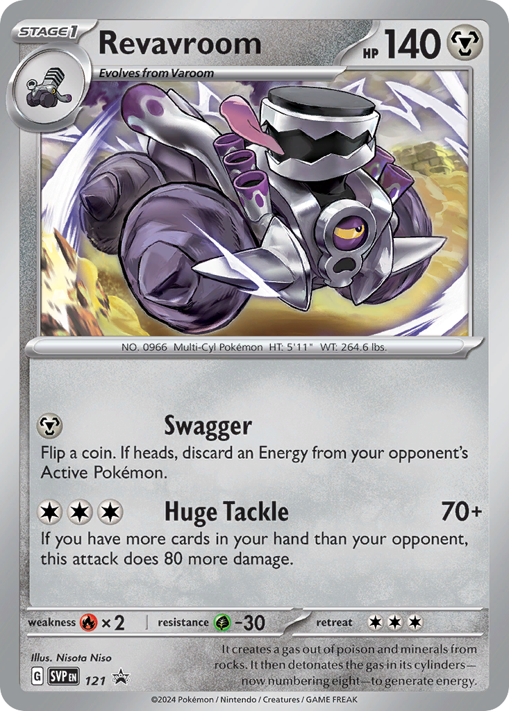 Revavroom Pokémon card