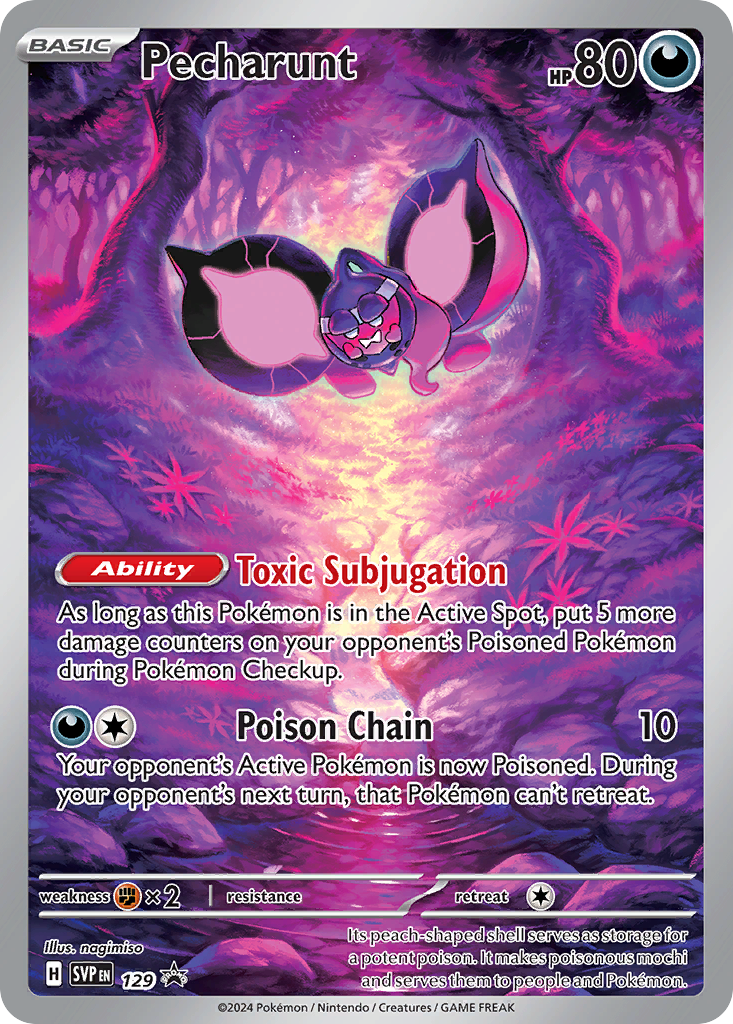 Pecharunt Pokémon card