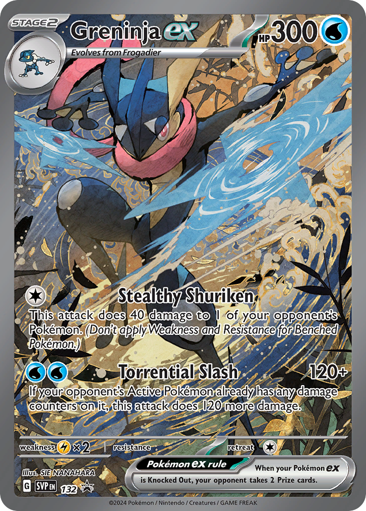 Greninja ex Pokémon card