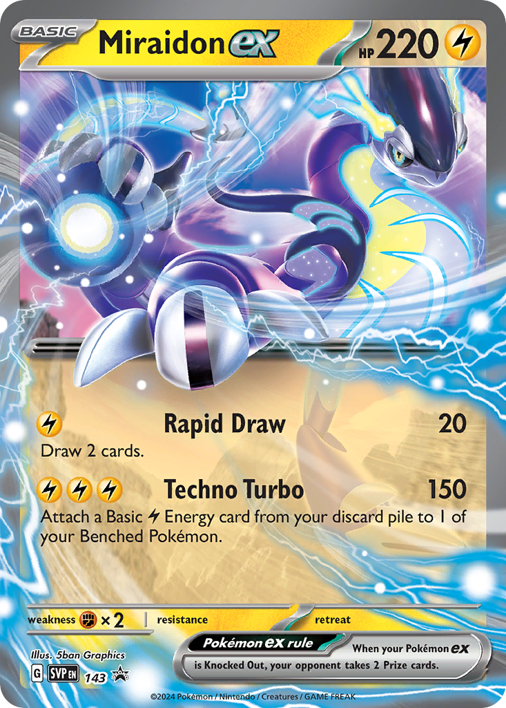 Miraidon ex Pokémon card