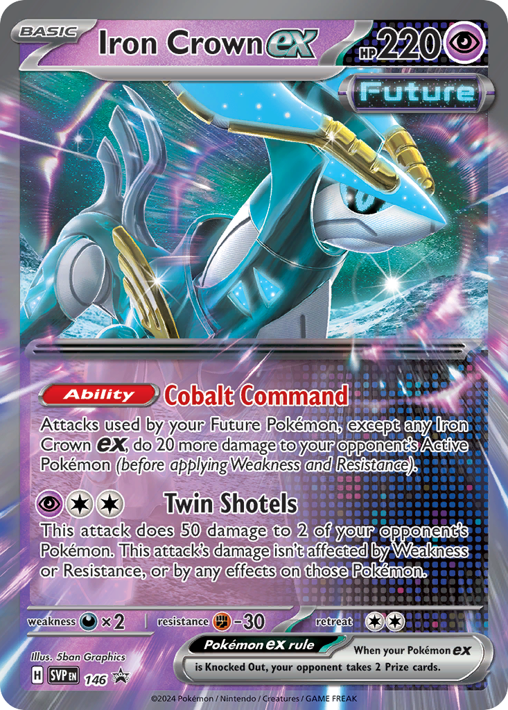 Iron Crown ex Pokémon card