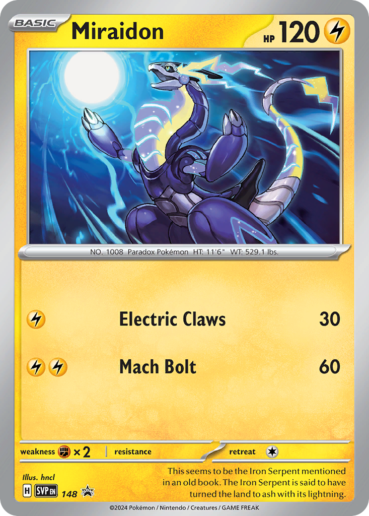 Miraidon Pokémon card