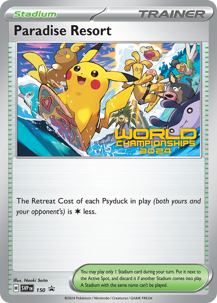 Paradise Resort Pokémon card