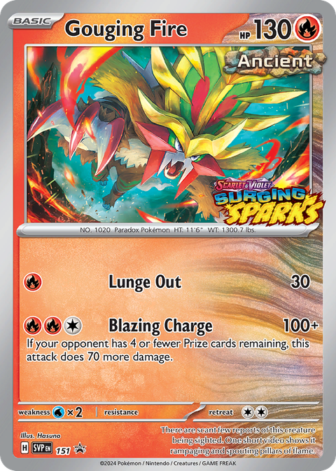 Gouging Fire