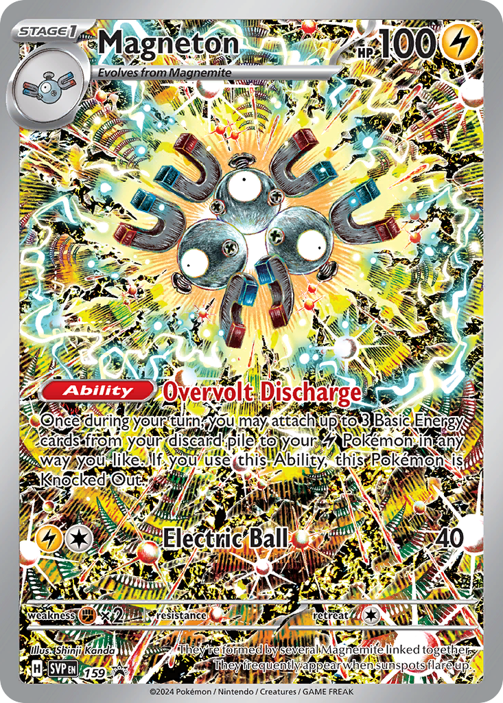 Magneton Pokémon card