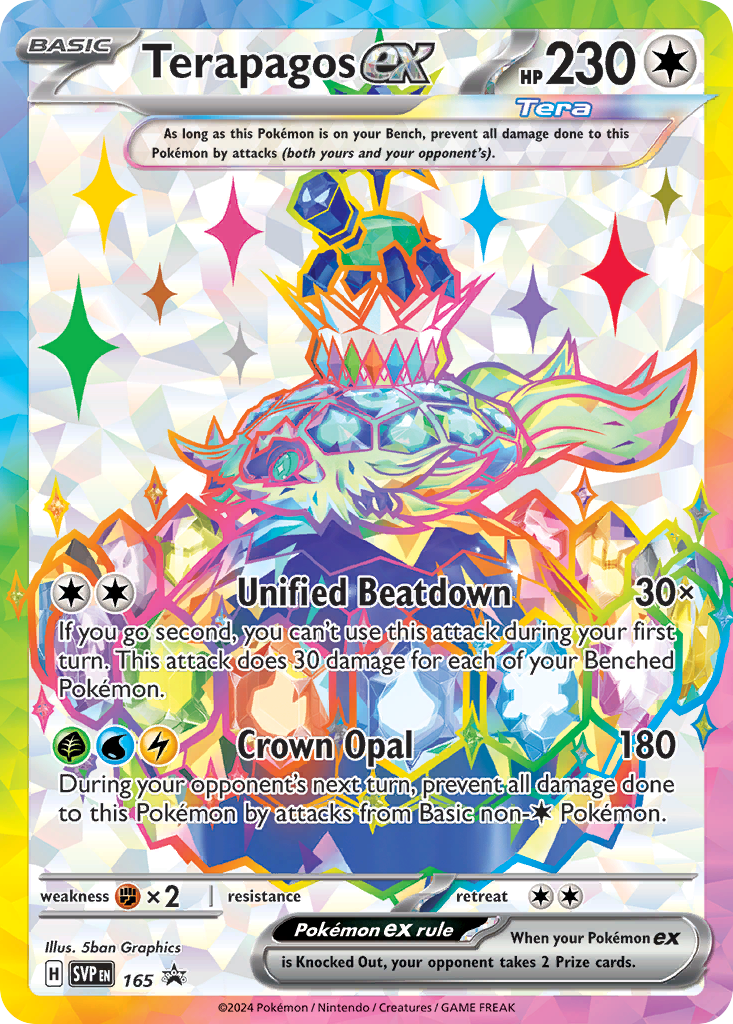 Terapagos ex Pokémon card