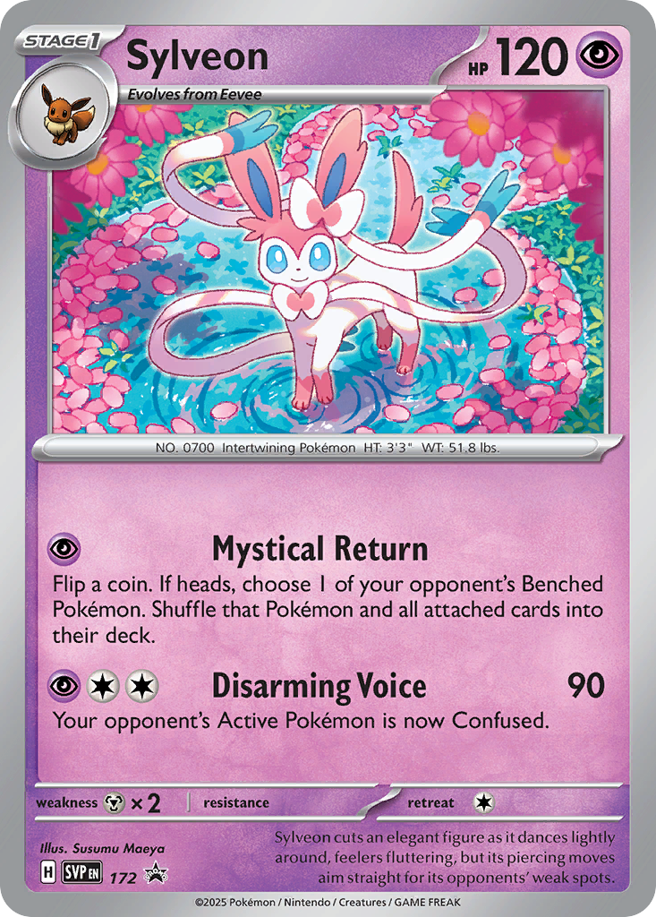 Sylveon Pokémon card