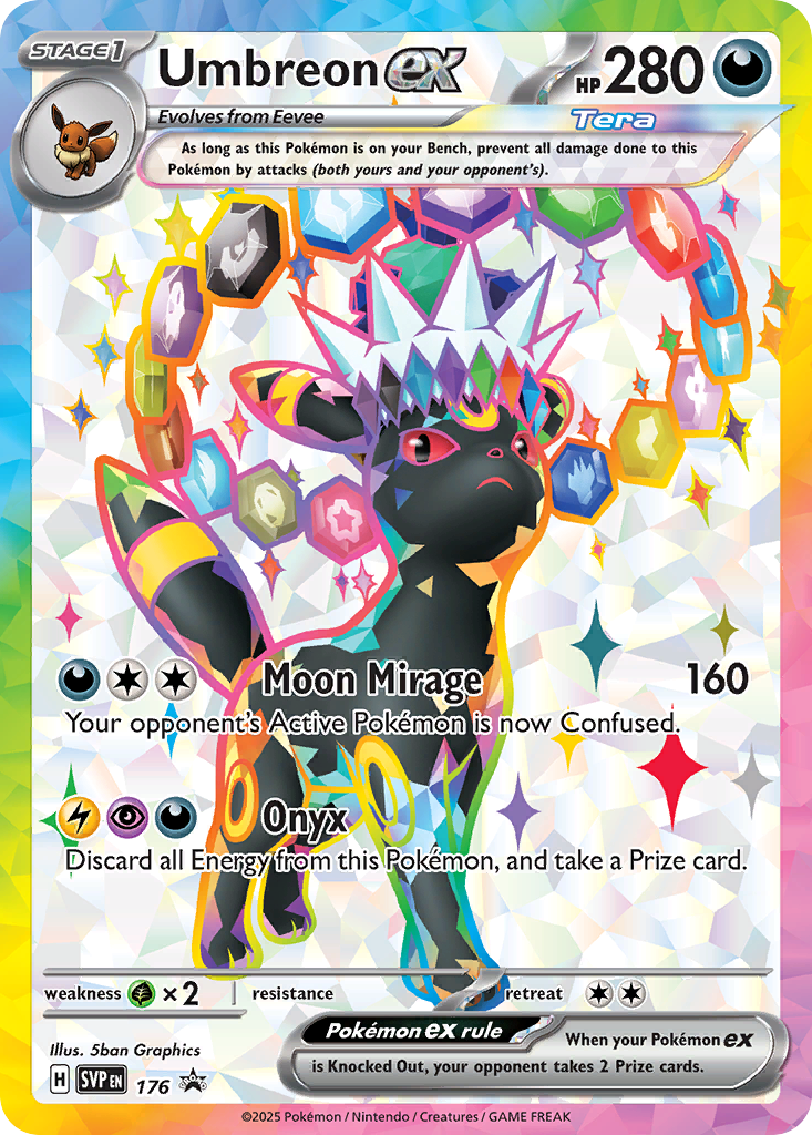 Umbreon ex Pokémon card