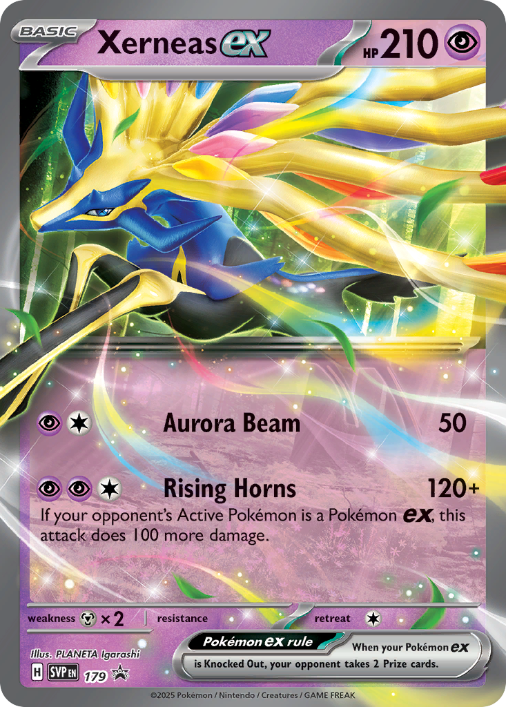 Xerneas ex Pokémon card