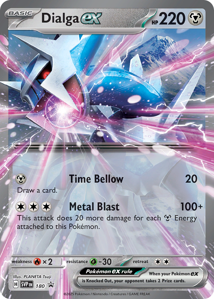 Dialga ex Pokémon card
