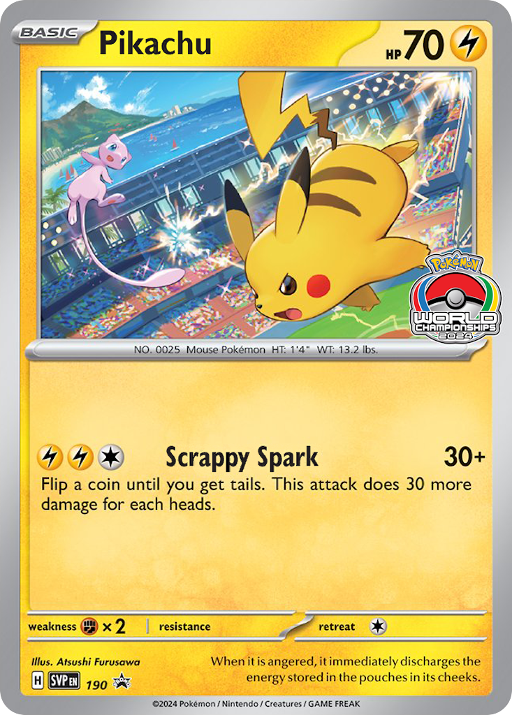 Pikachu Pokémon card