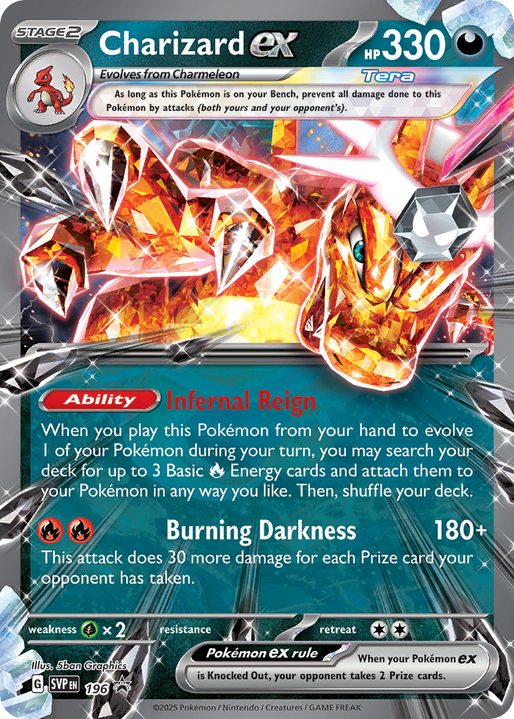 Charizard ex Pokémon card