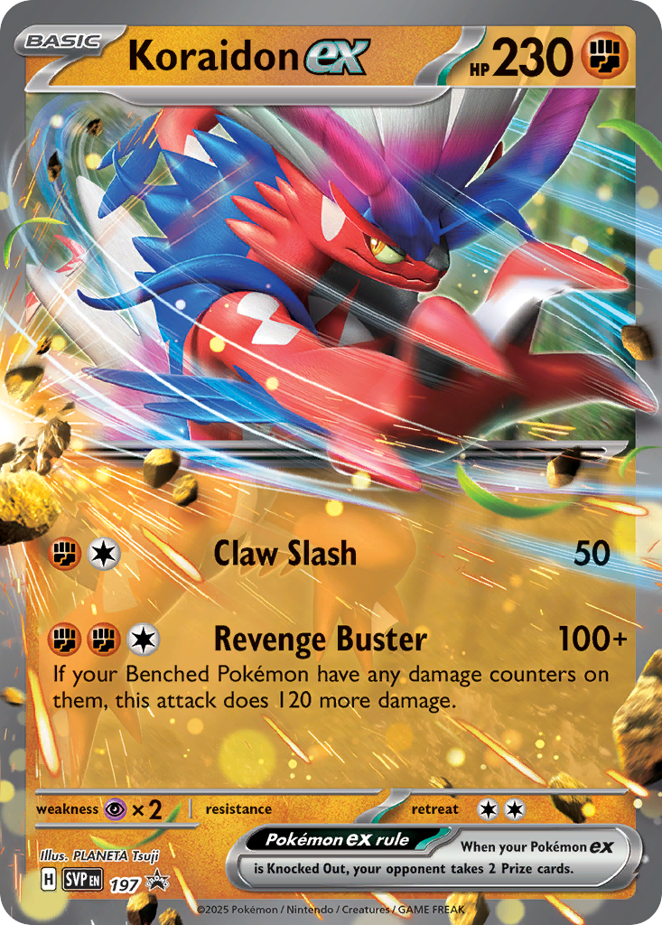 Koraidon ex Pokémon card