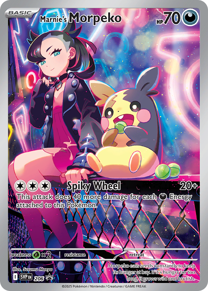 Marnie's Morpeko Pokémon card