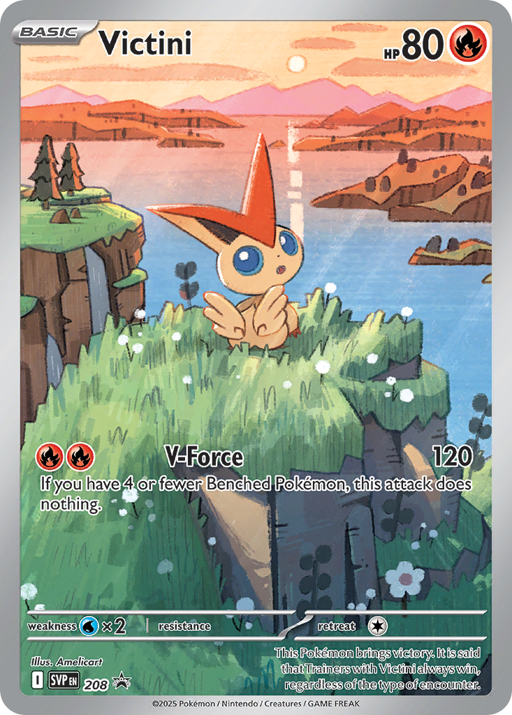Victini Pokémon card