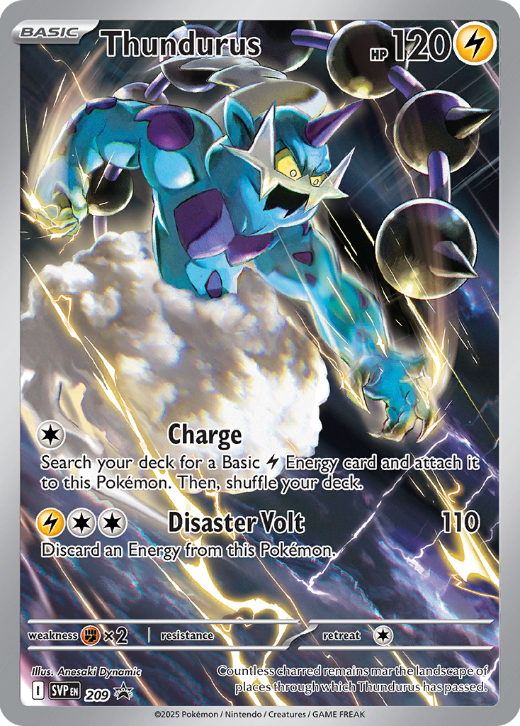 Thundurus Pokémon card