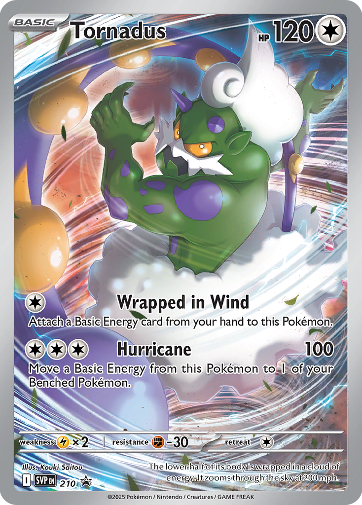 Tornadus Pokémon card